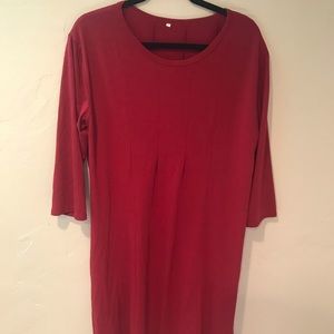 Red dress from Switzerland